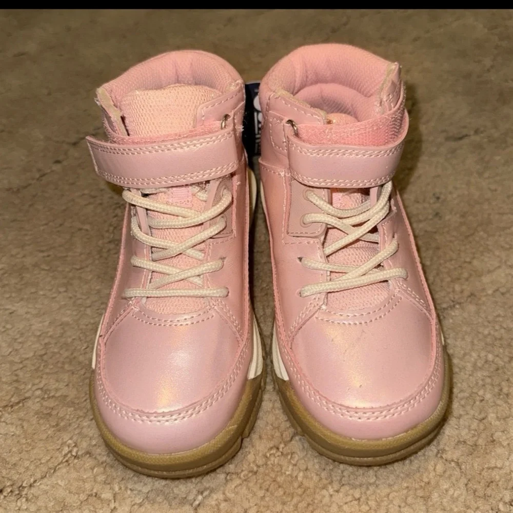 OshKosh B'gosh Pink Kids High-Top Boots